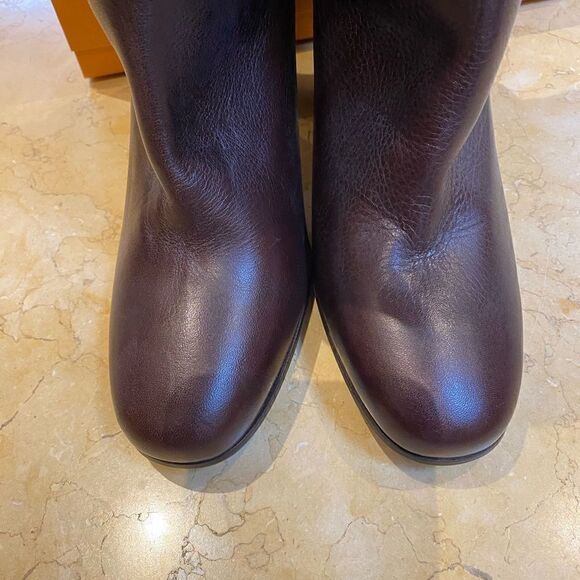 Chloe brown leather boot with wraparound straps- size 41 - Picture 12 of 16